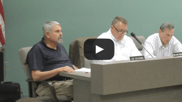 Councilmen Joseph Colosimo, William Henderson, and William Colussy during the March 2016 borough meeting.