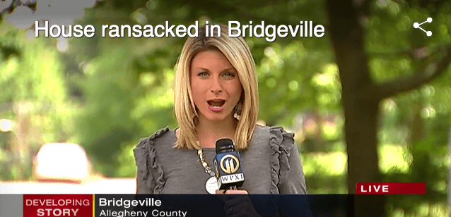 Tomazic Live on Scene in Bridgeville