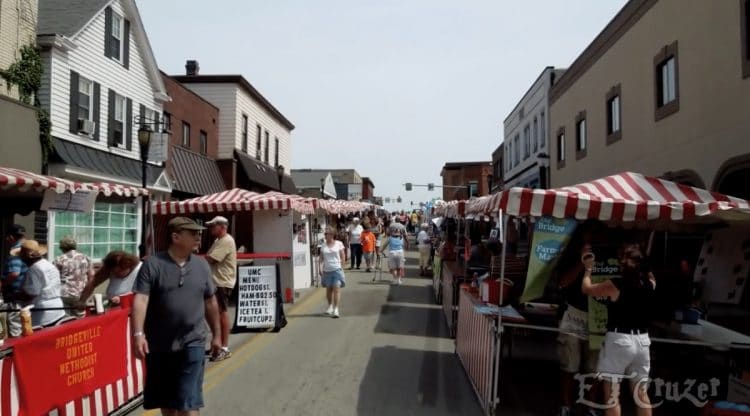 A scene from a previous Bridgeville Day on the Avenue
