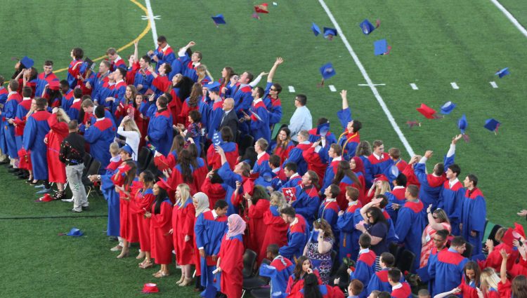 Chartiers Valley’s 2017 commencement ceremony. Photo via Chartiers Valley / Flickr.com