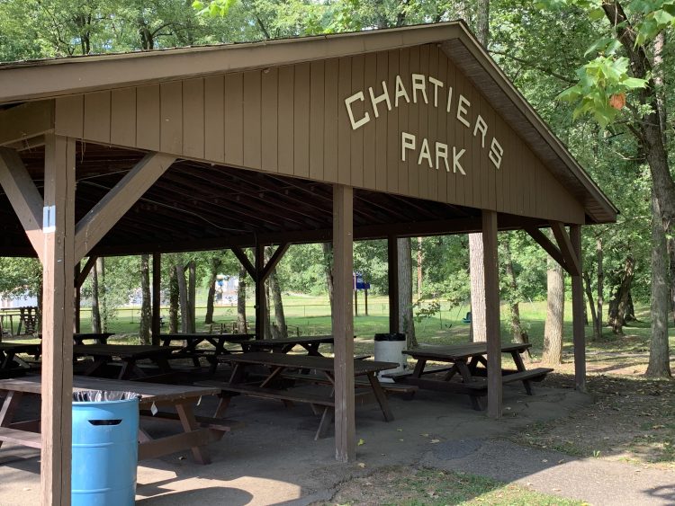 A pavilion at Chartiers Park
