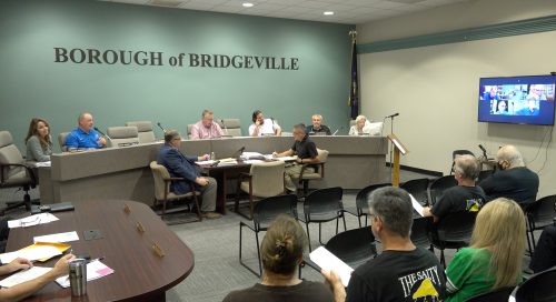 Bridgeville Borough Council's October 2021 meeting